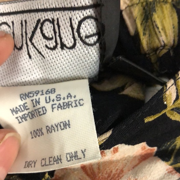 Vintage Y2K Karen Kane button up Floral Maxi skirt women’s size 8‎ made in USA - Picture 4 of 8